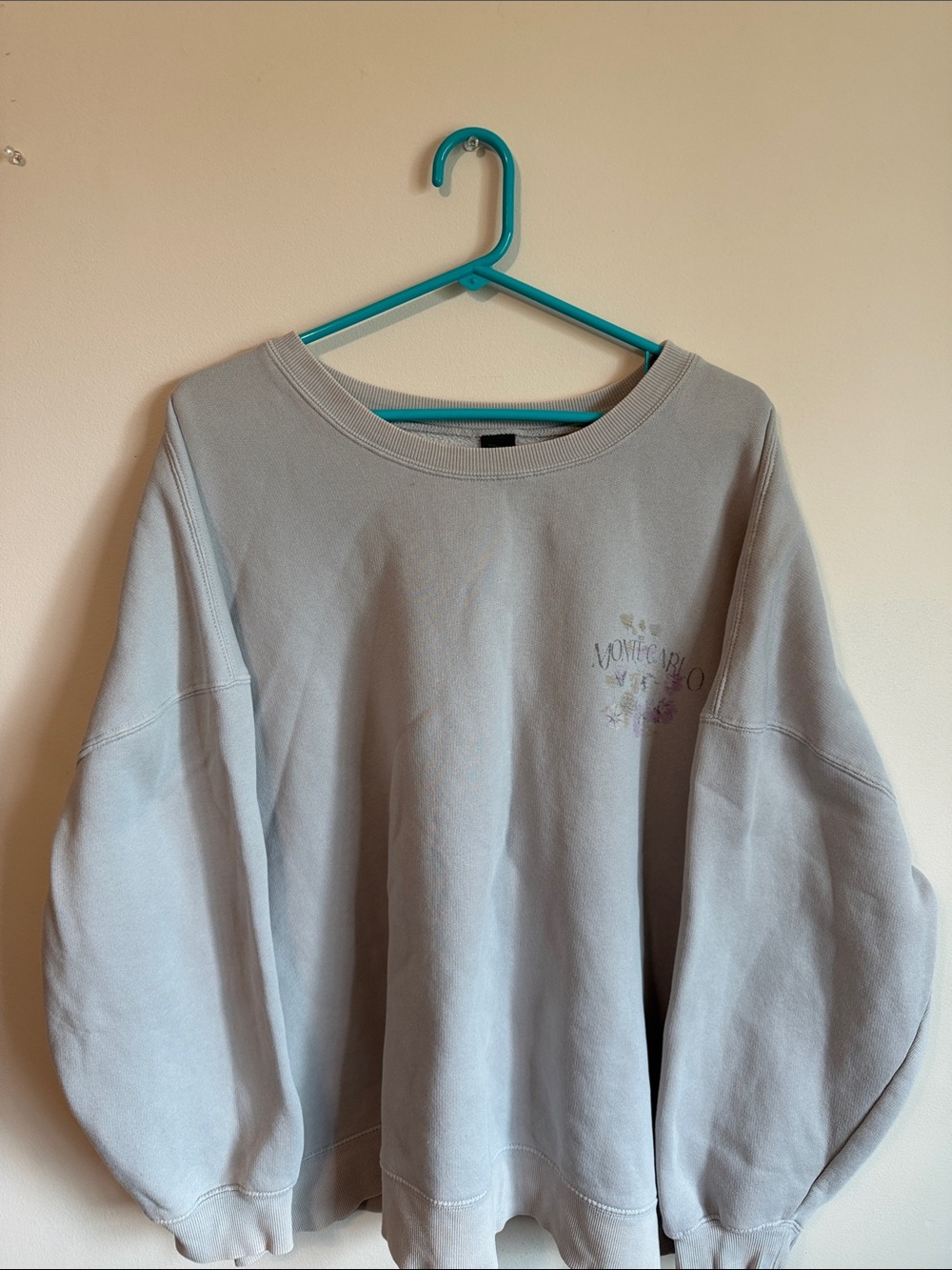 wild fable Vintage Faded ‘Monte Carlo’ Floral Crewneck